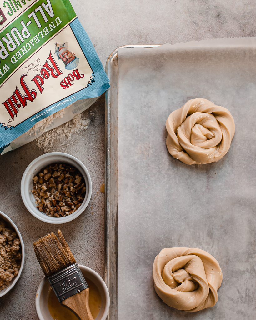 Grape Ricotta Danishes with Walnut Thyme Streusel • Cook Til Delicious
