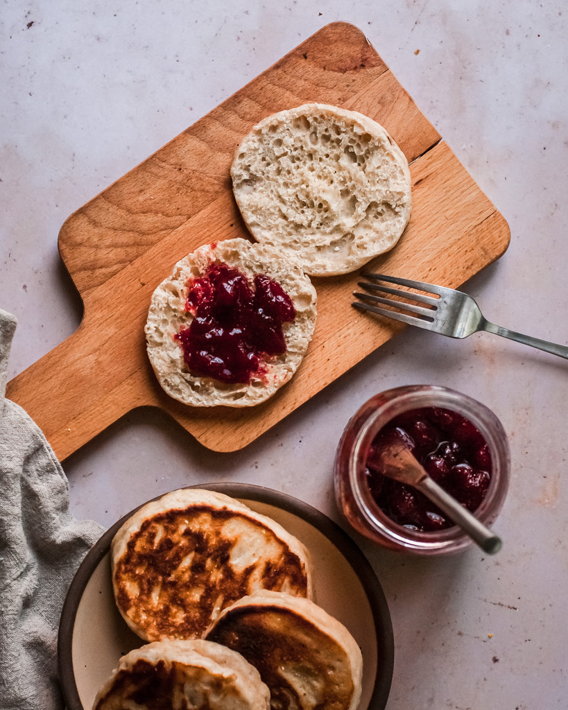 Stovetop Sourdough English Muffins – Twice as Tasty